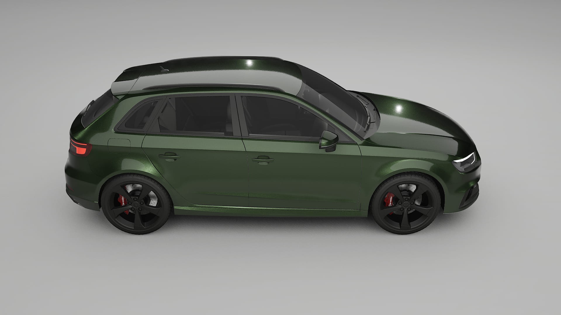 Audi RS3 Sportback 8V facelift LCI TPU Lakbeschermingsfolie | LAGOON Kleurveranderende PPF – Volledig Voorgesneden Kit