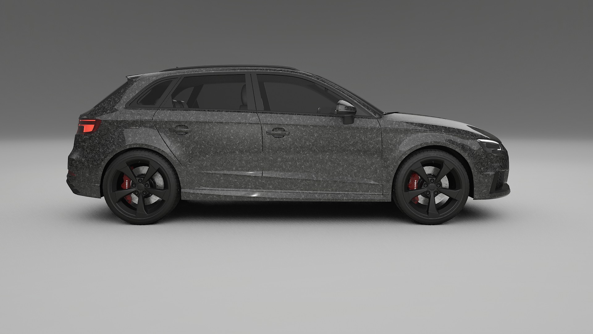 Audi RS3 Sportback 8V facelift LCI TPU Lakbeschermingsfolie | FORGED S Kleurveranderende PPF – Volledig Voorgesneden Kit