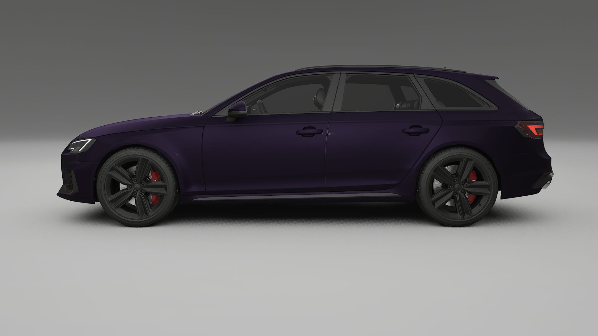 Audi RS4 Avant B9 prefacelift pre LCI TPU Lakbeschermingsfolie | VIOLET Kleurveranderende PPF – Volledig Voorgesneden Kit