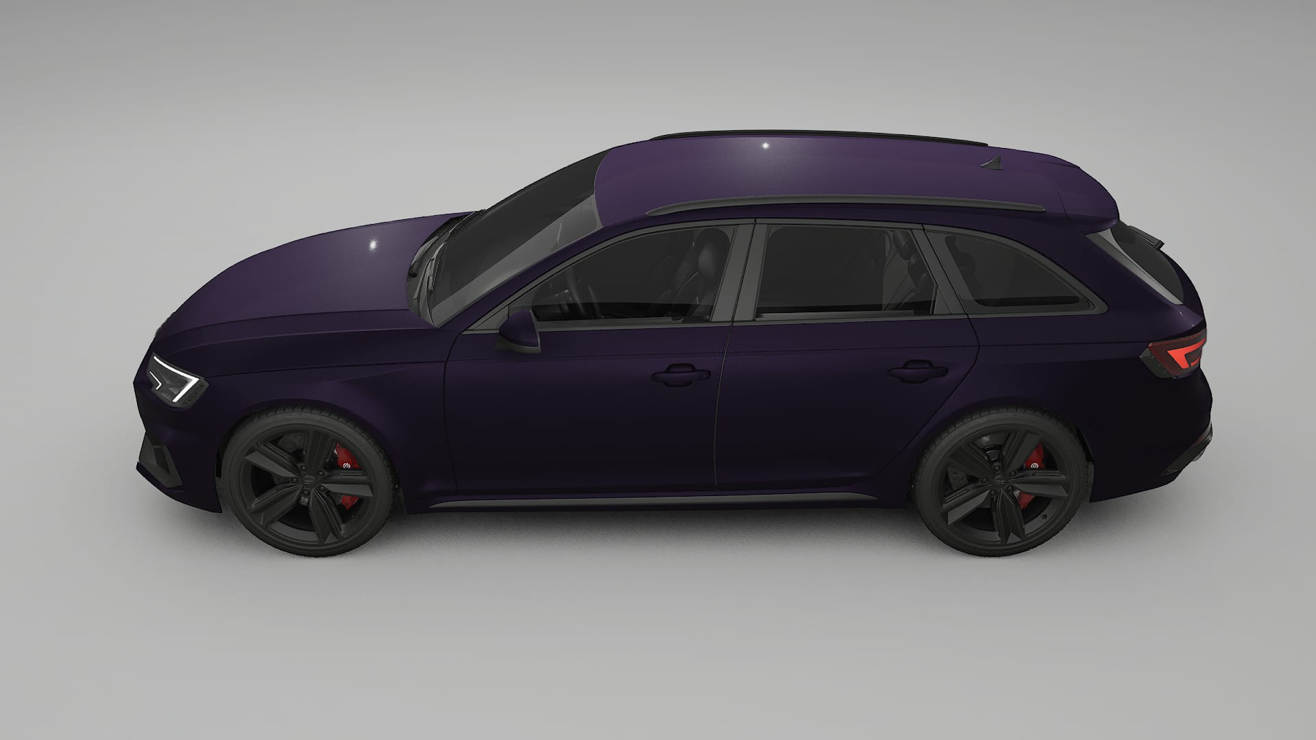 Audi RS4 Avant B9 prefacelift pre LCI TPU Lakbeschermingsfolie | VIOLET Kleurveranderende PPF – Volledig Voorgesneden Kit