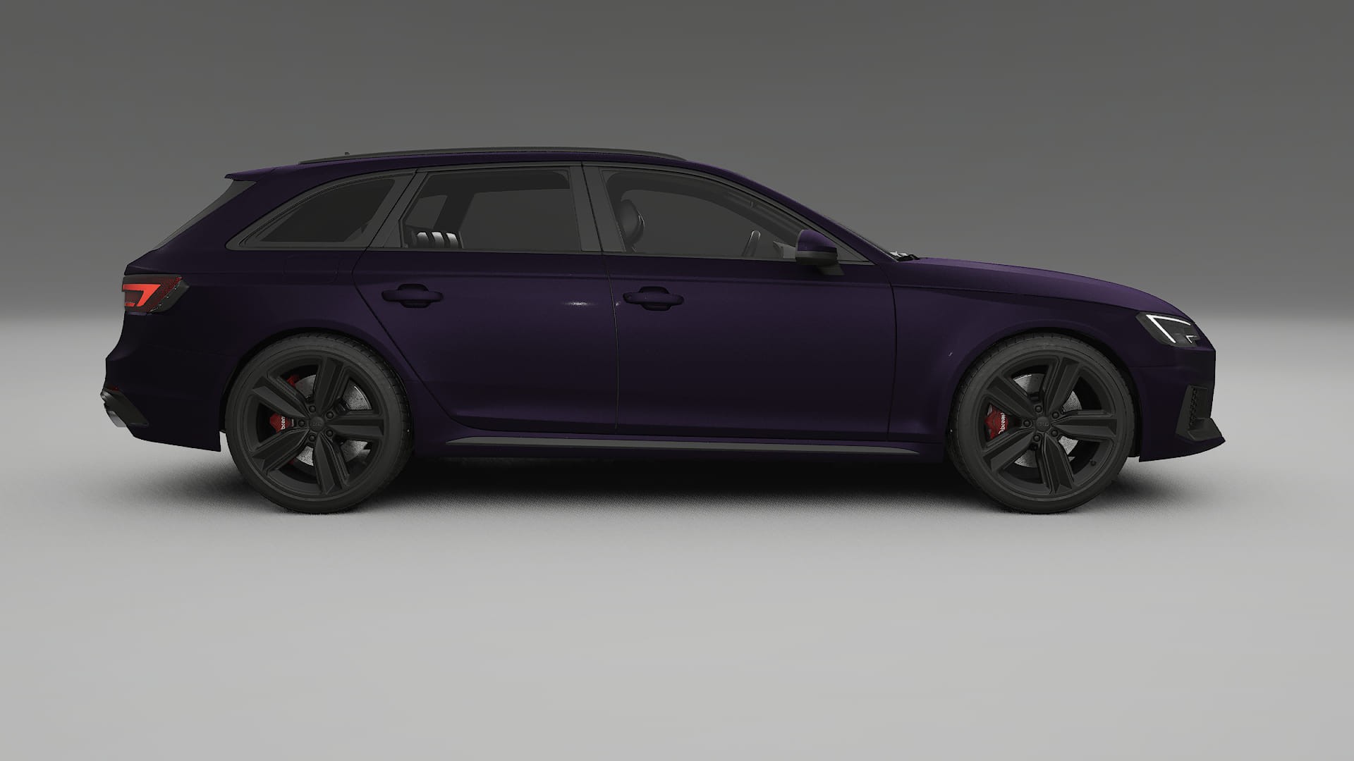 Audi RS4 Avant B9 prefacelift pre LCI TPU Lakbeschermingsfolie | VIOLET Kleurveranderende PPF – Volledig Voorgesneden Kit