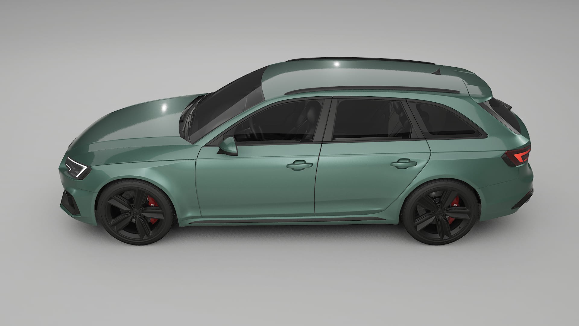 Audi RS4 Avant B9 prefacelift pre LCI TPU Lakbeschermingsfolie | EVERGREEN Kleurveranderende PPF – Volledig Voorgesneden Kit