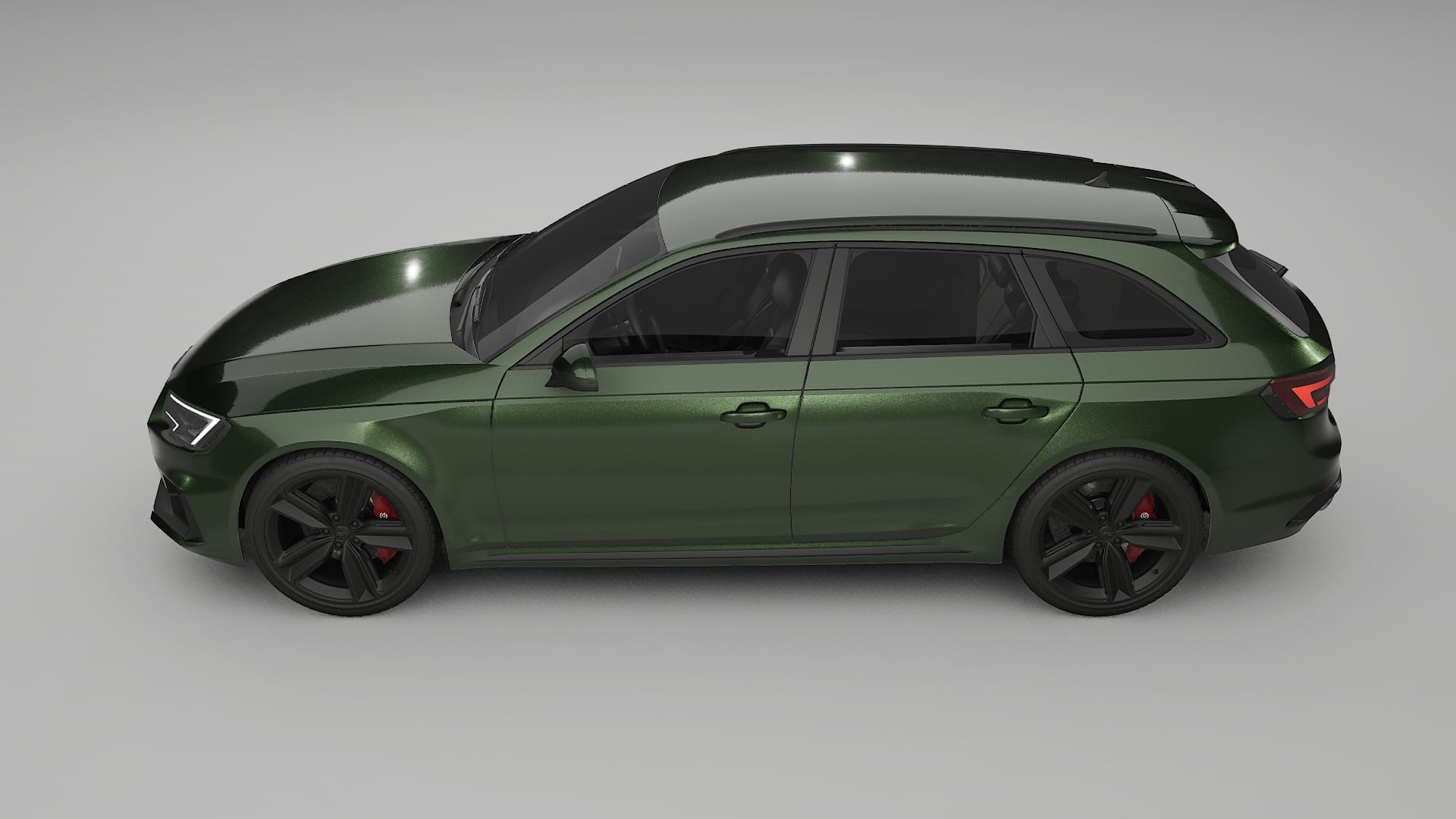 Audi RS4 Avant B9 prefacelift pre LCI TPU Lakbeschermingsfolie | LAGOON Kleurveranderende PPF – Volledig Voorgesneden Kit