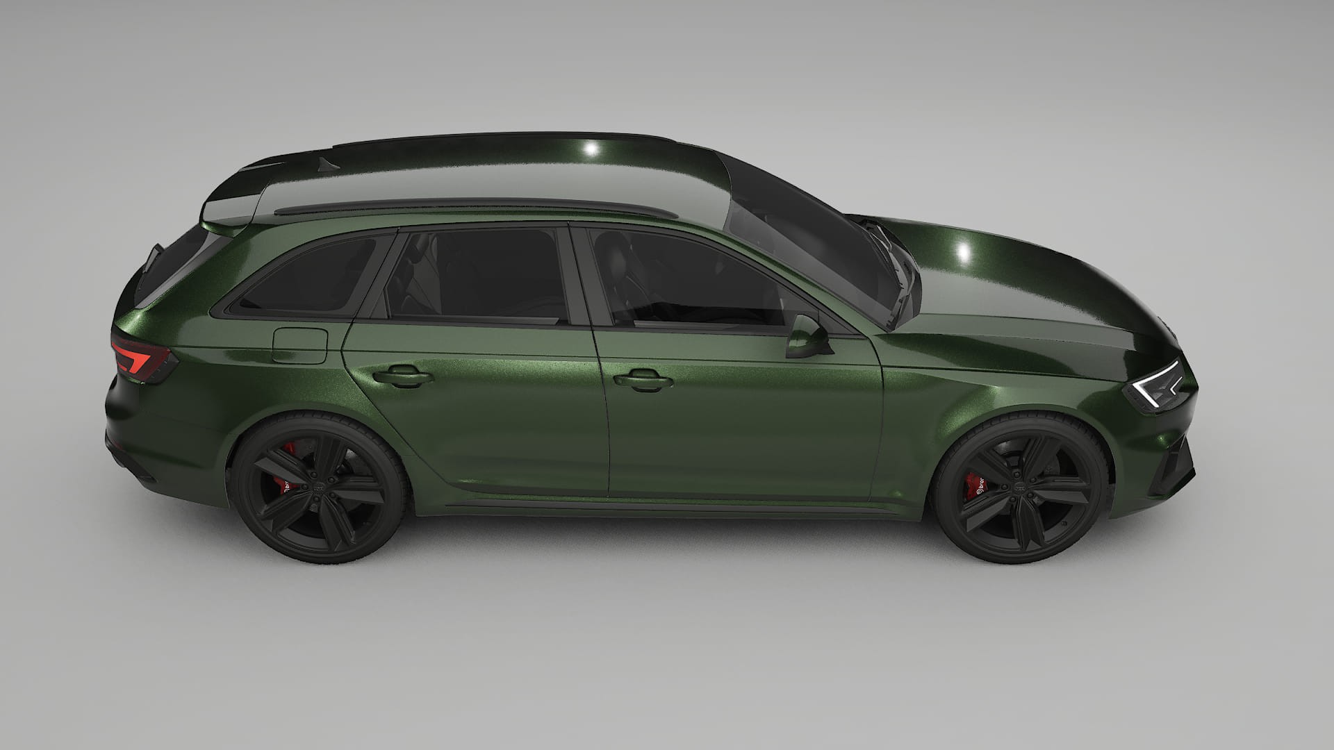 Audi RS4 Avant B9 prefacelift pre LCI TPU Lakbeschermingsfolie | LAGOON Kleurveranderende PPF – Volledig Voorgesneden Kit