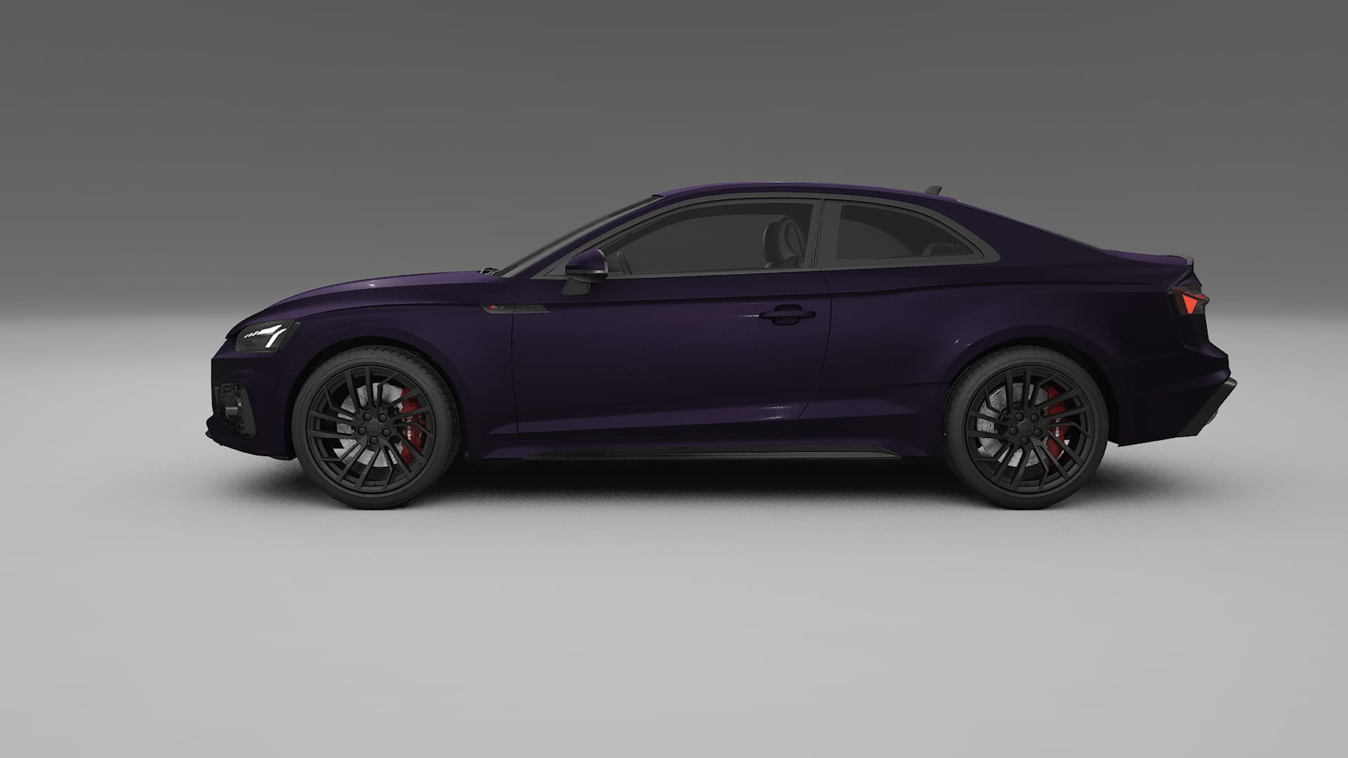 Audi RS5 Coupe B9 facelift pre LCI TPU Lakbeschermingsfolie | VIOLET Kleurveranderende PPF – Volledig Voorgesneden Kit
