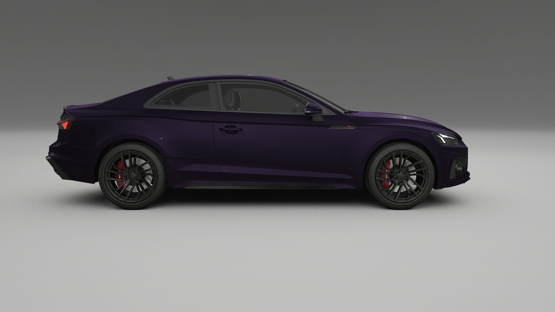 Audi RS5 Coupe B9 facelift pre LCI TPU Lakbeschermingsfolie | VIOLET Kleurveranderende PPF – Volledig Voorgesneden Kit