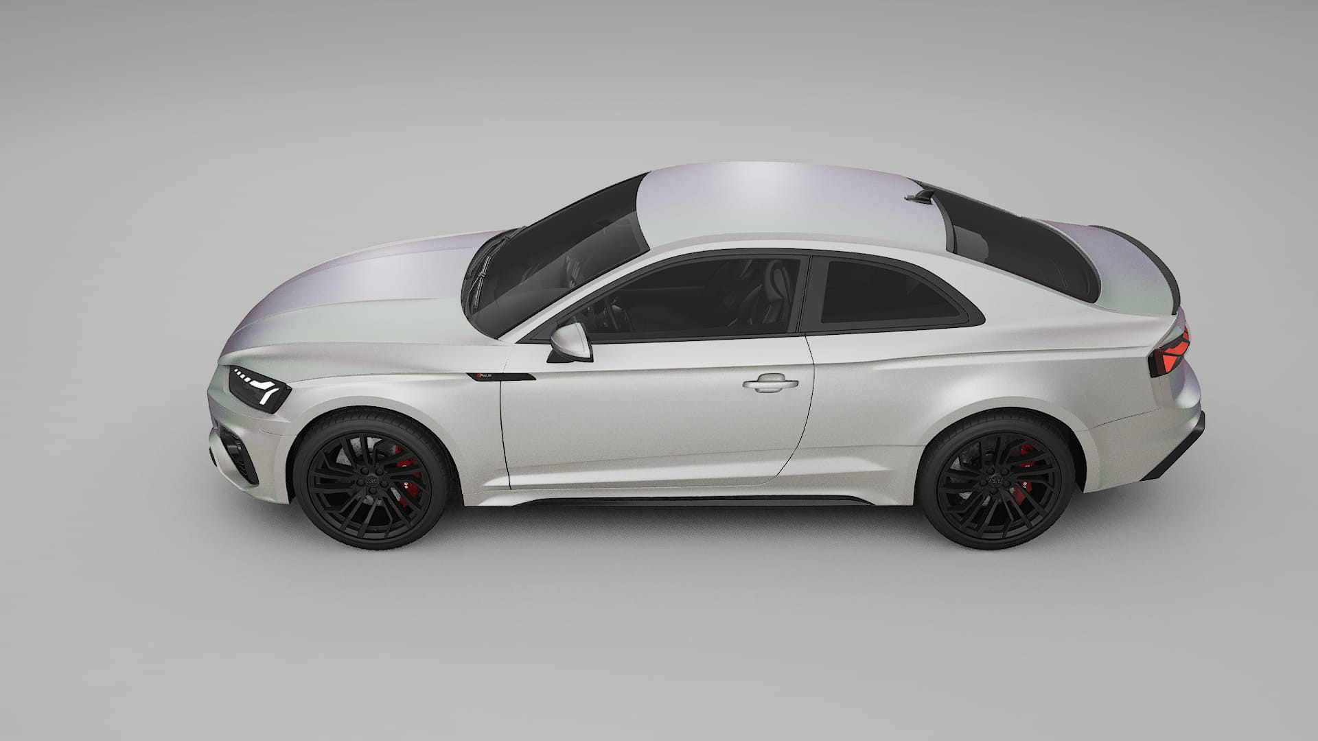 Audi RS5 Coupe B9 facelift pre LCI TPU Lakbeschermingsfolie | NEBULA Kleurveranderende PPF – Volledig Voorgesneden Kit