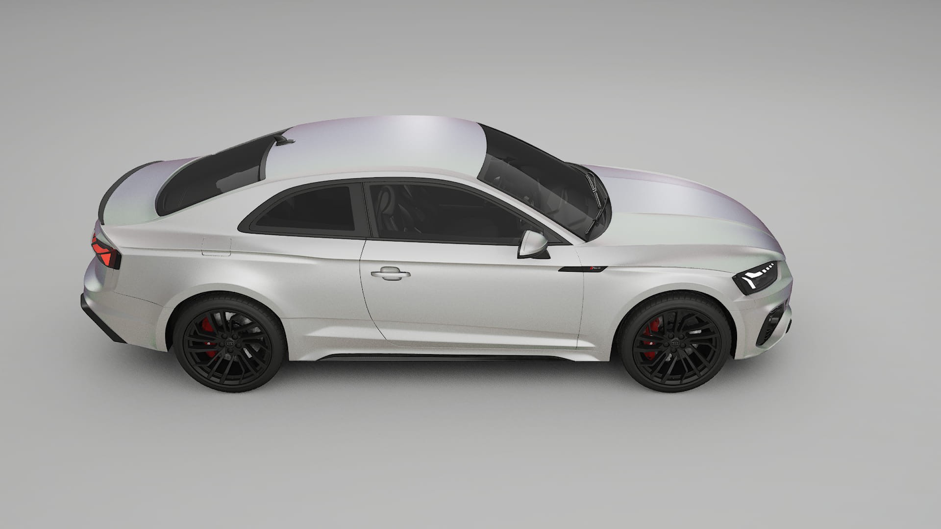 Audi RS5 Coupe B9 facelift pre LCI TPU Lakbeschermingsfolie | NEBULA Kleurveranderende PPF – Volledig Voorgesneden Kit
