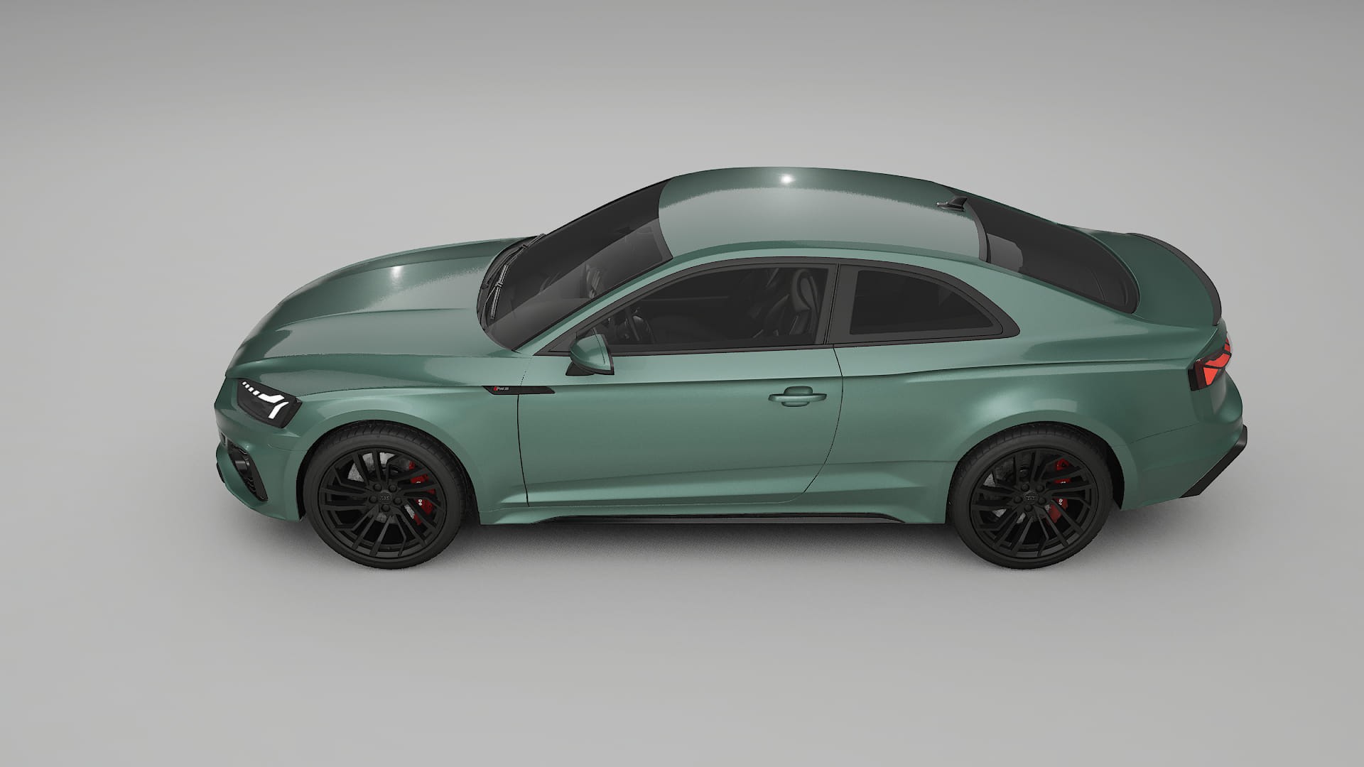 Audi RS5 Coupe B9 facelift pre LCI TPU Lakbeschermingsfolie | EVERGREEN Kleurveranderende PPF – Volledig Voorgesneden Kit