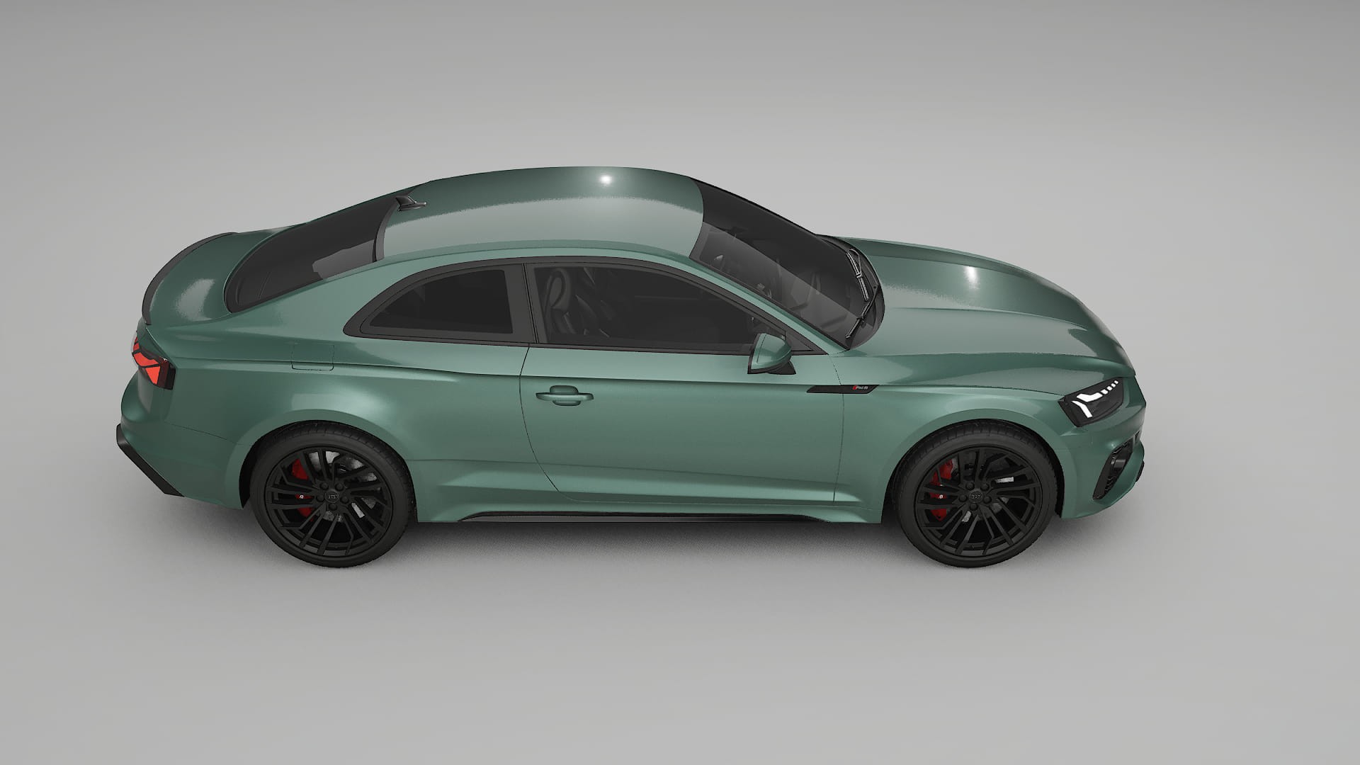 Audi RS5 Coupe B9 facelift pre LCI TPU Lakbeschermingsfolie | EVERGREEN Kleurveranderende PPF – Volledig Voorgesneden Kit