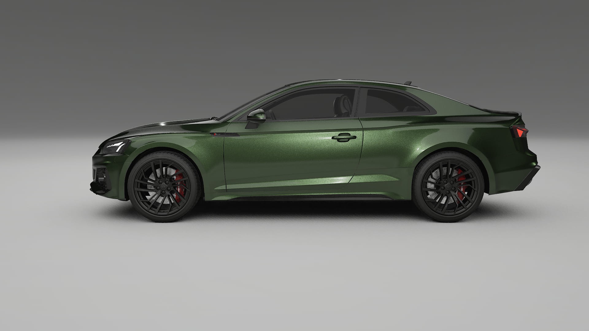 Audi RS5 Coupe B9 facelift pre LCI TPU Lakbeschermingsfolie | LAGOON Kleurveranderende PPF – Volledig Voorgesneden Kit