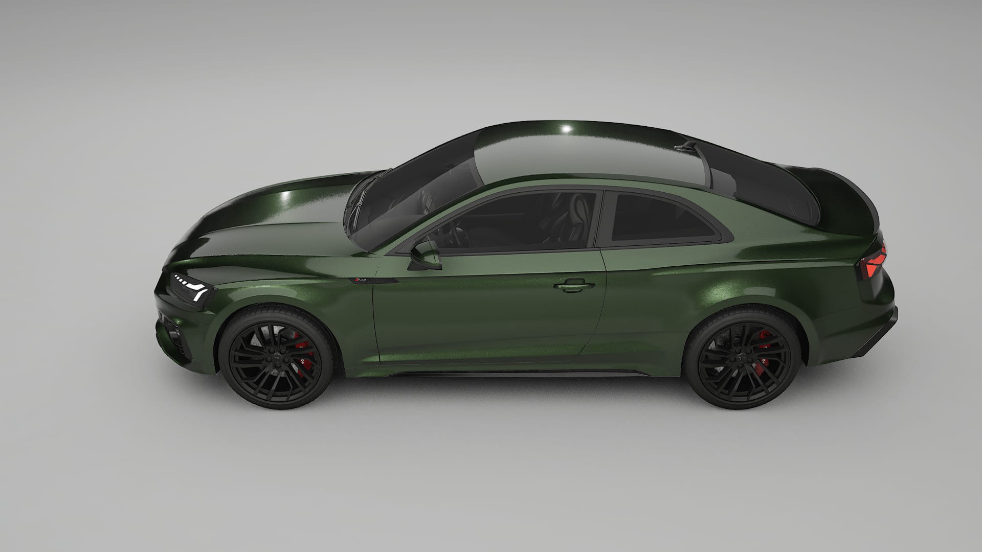 Audi RS5 Coupe B9 facelift pre LCI TPU Lakbeschermingsfolie | LAGOON Kleurveranderende PPF – Volledig Voorgesneden Kit