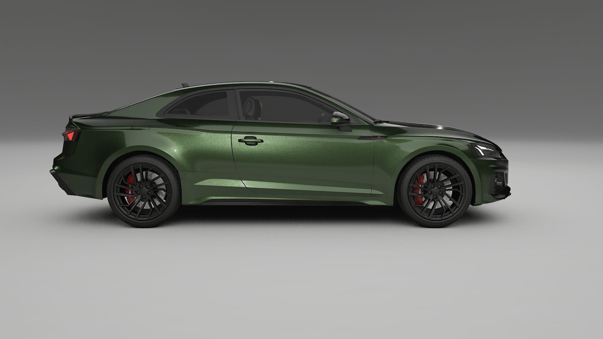 Audi RS5 Coupe B9 facelift pre LCI TPU Lakbeschermingsfolie | LAGOON Kleurveranderende PPF – Volledig Voorgesneden Kit