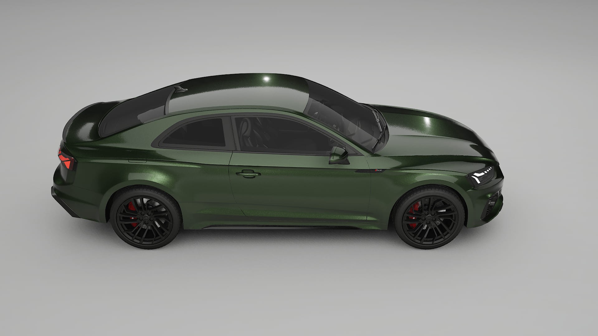 Audi RS5 Coupe B9 facelift pre LCI TPU Lakbeschermingsfolie | LAGOON Kleurveranderende PPF – Volledig Voorgesneden Kit