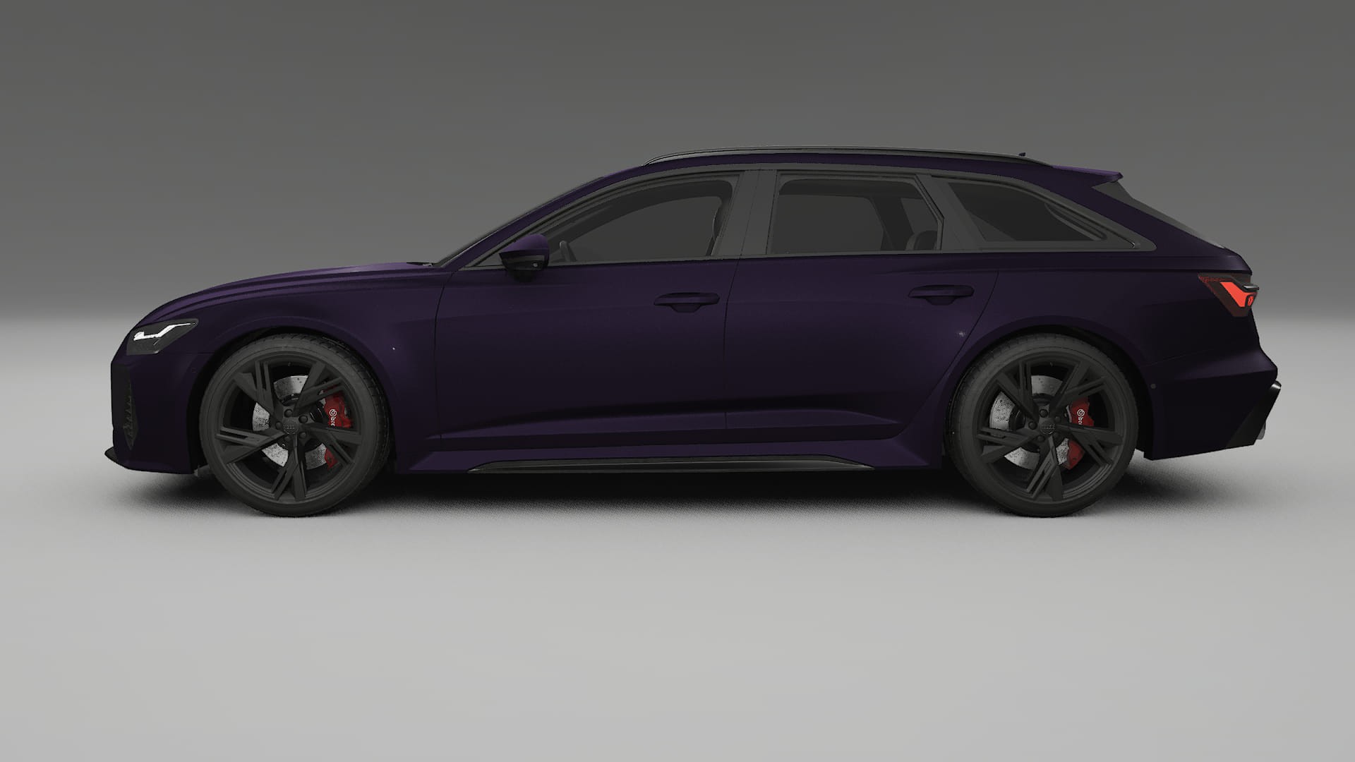Audi RS6 Avant C8 facelift LCI TPU Lakbeschermingsfolie | VIOLET Kleurveranderende PPF – Volledig Voorgesneden Kit