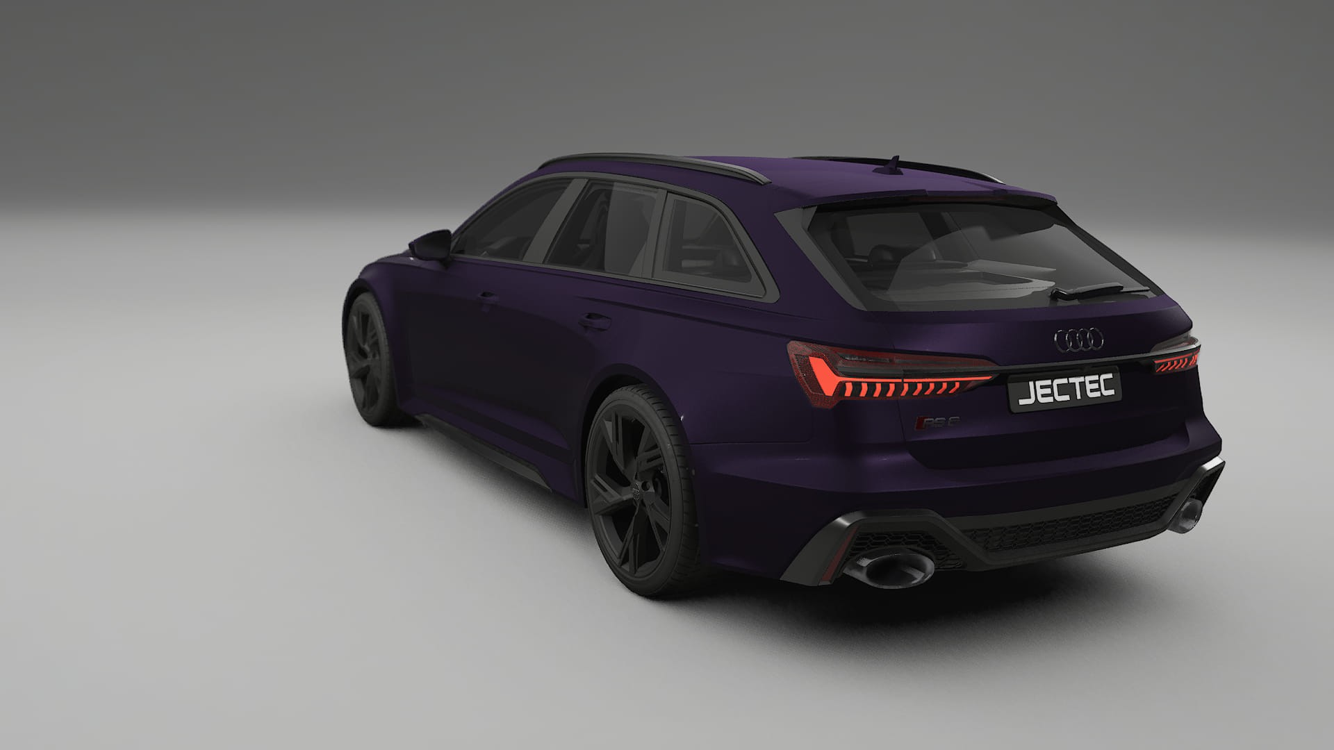 Audi RS6 Avant C8 facelift LCI TPU Lakbeschermingsfolie | VIOLET Kleurveranderende PPF – Volledig Voorgesneden Kit