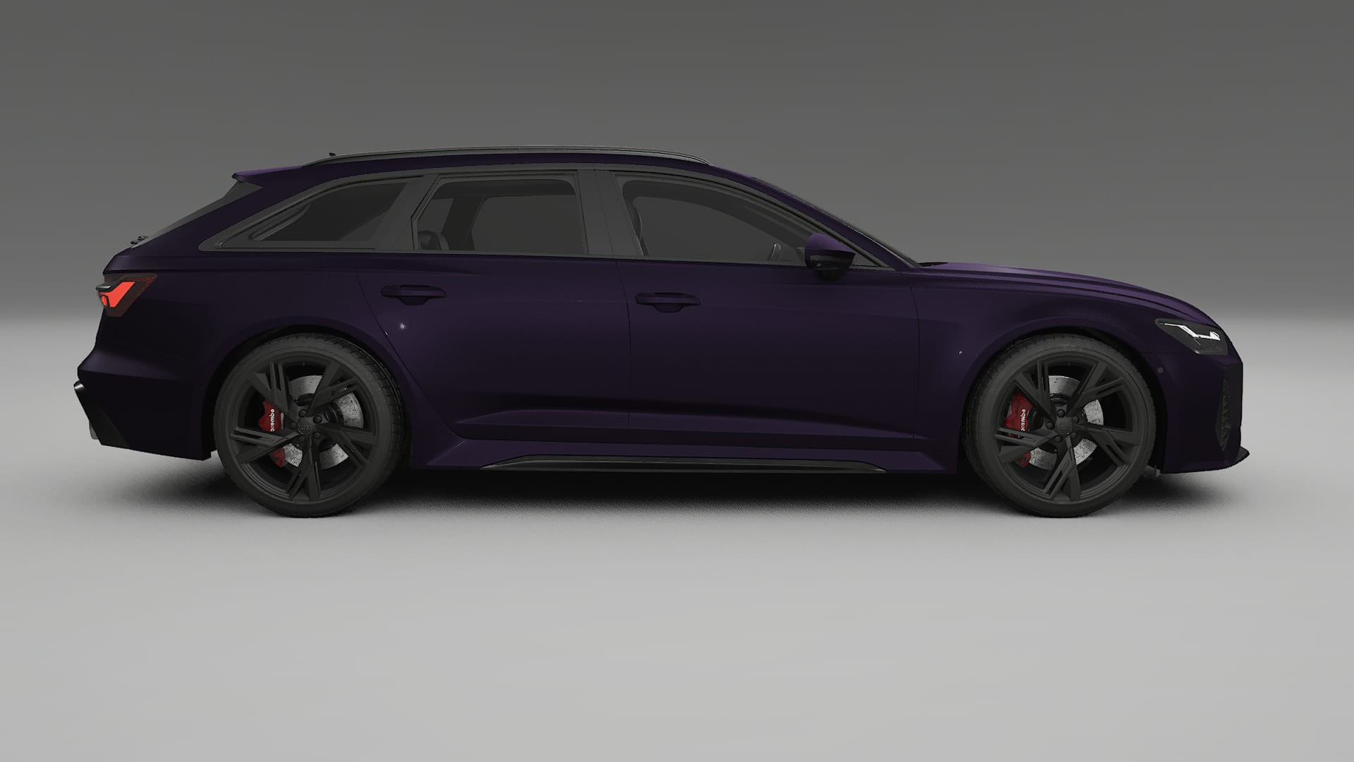 Audi RS6 Avant C8 facelift LCI TPU Lakbeschermingsfolie | VIOLET Kleurveranderende PPF – Volledig Voorgesneden Kit
