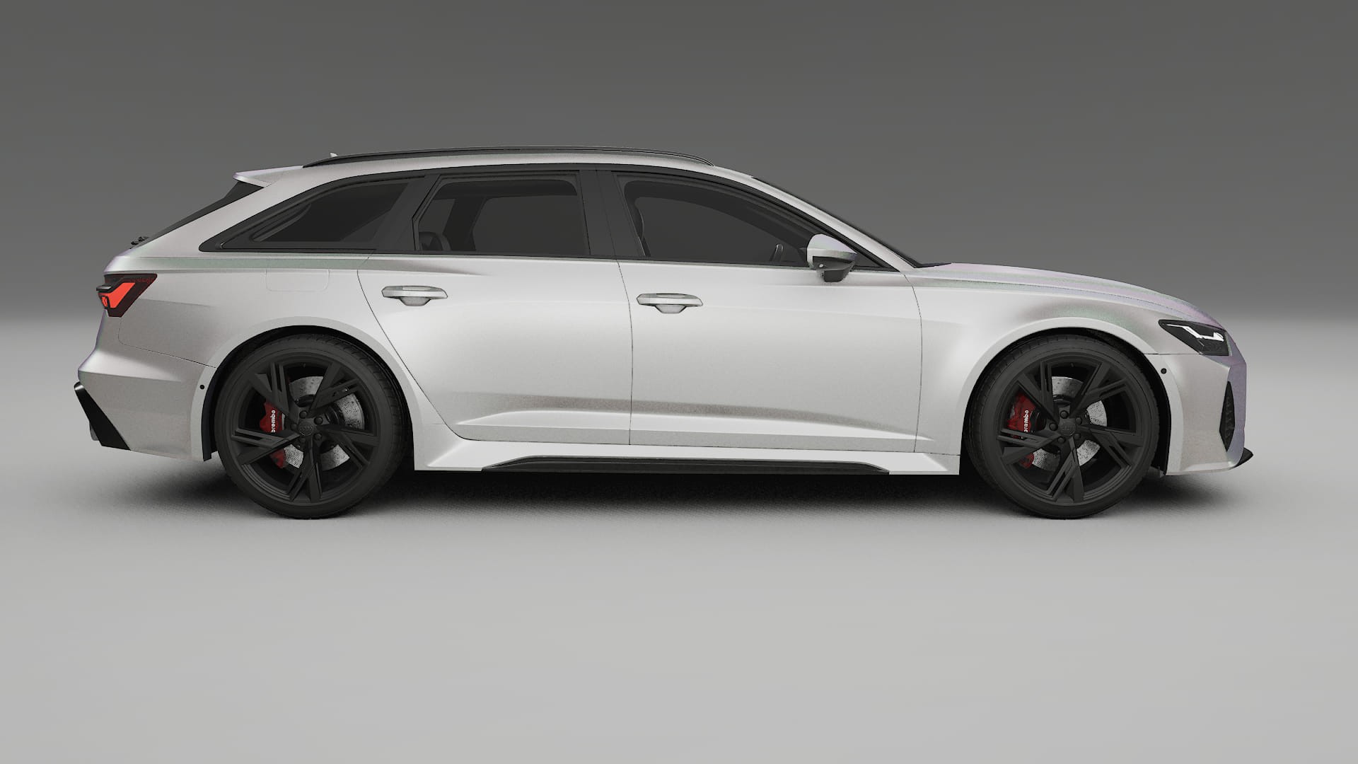 Audi RS6 Avant C8 facelift LCI TPU Lakbeschermingsfolie | NEBULA Kleurveranderende PPF – Volledig Voorgesneden Kit