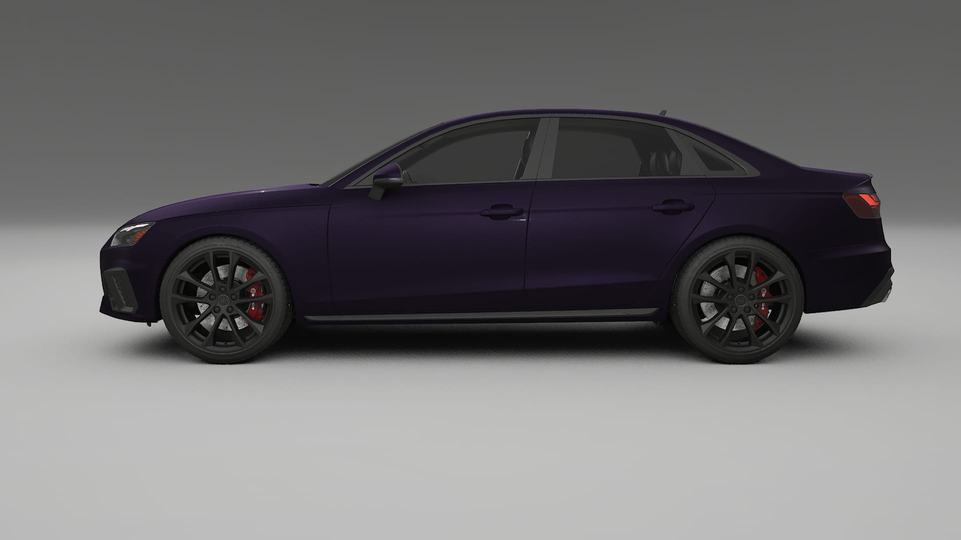 Audi S4 Sedan B9 facelift LCI TPU Lakbeschermingsfolie | VIOLET Kleurveranderende PPF – Volledig Voorgesneden Kit