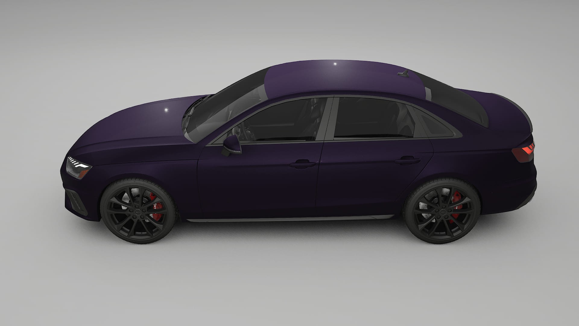 Audi S4 Sedan B9 facelift LCI TPU Lakbeschermingsfolie | VIOLET Kleurveranderende PPF – Volledig Voorgesneden Kit