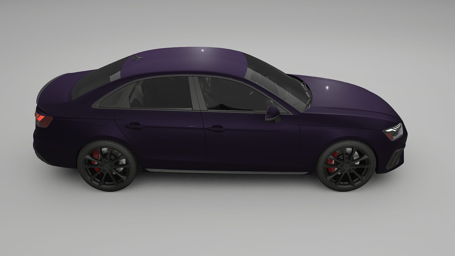 Audi S4 Sedan B9 facelift LCI TPU Lakbeschermingsfolie | VIOLET Kleurveranderende PPF – Volledig Voorgesneden Kit