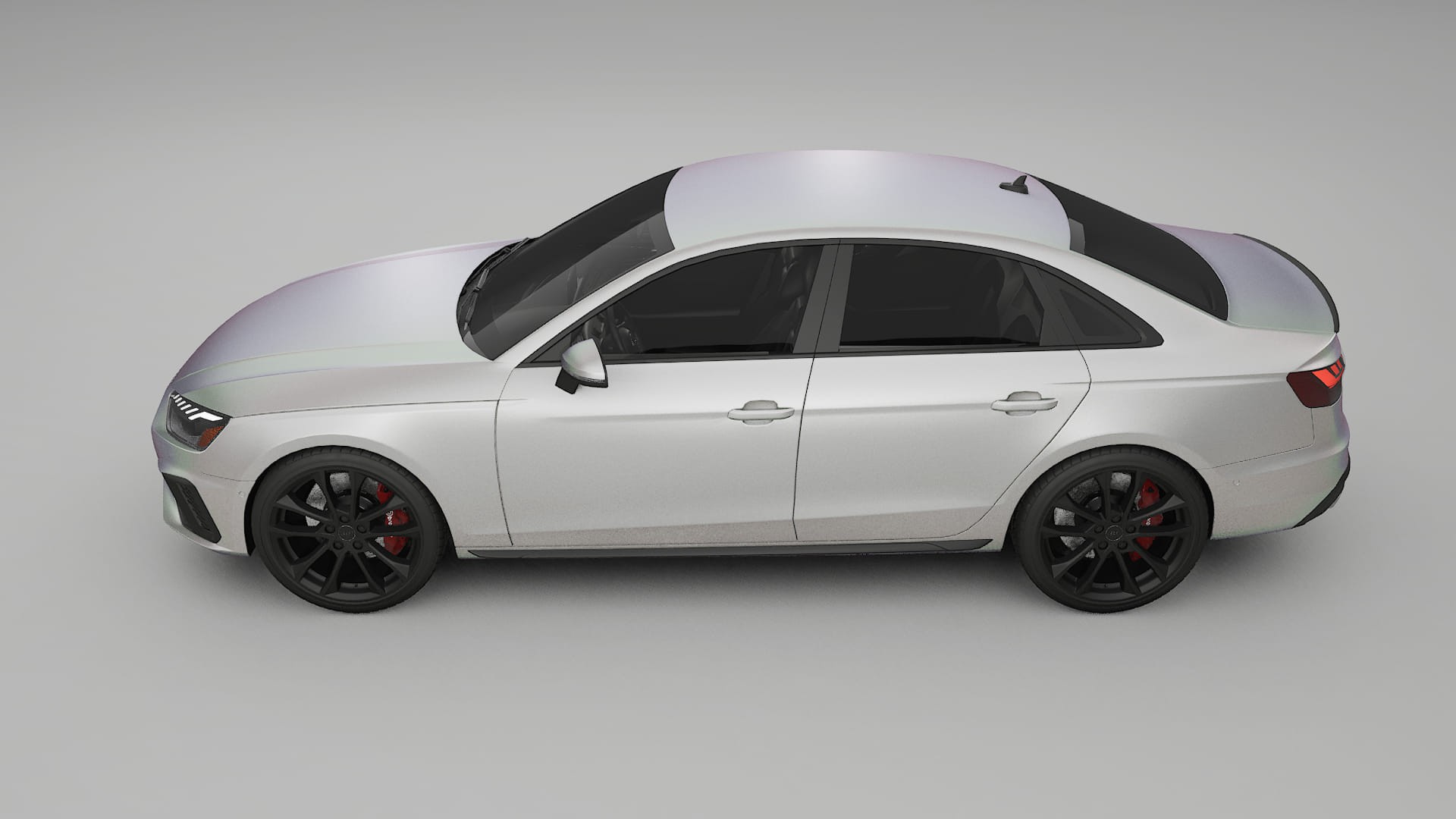 Audi S4 Sedan B9 facelift LCI TPU Lakbeschermingsfolie | NEBULA Kleurveranderende PPF – Volledig Voorgesneden Kit