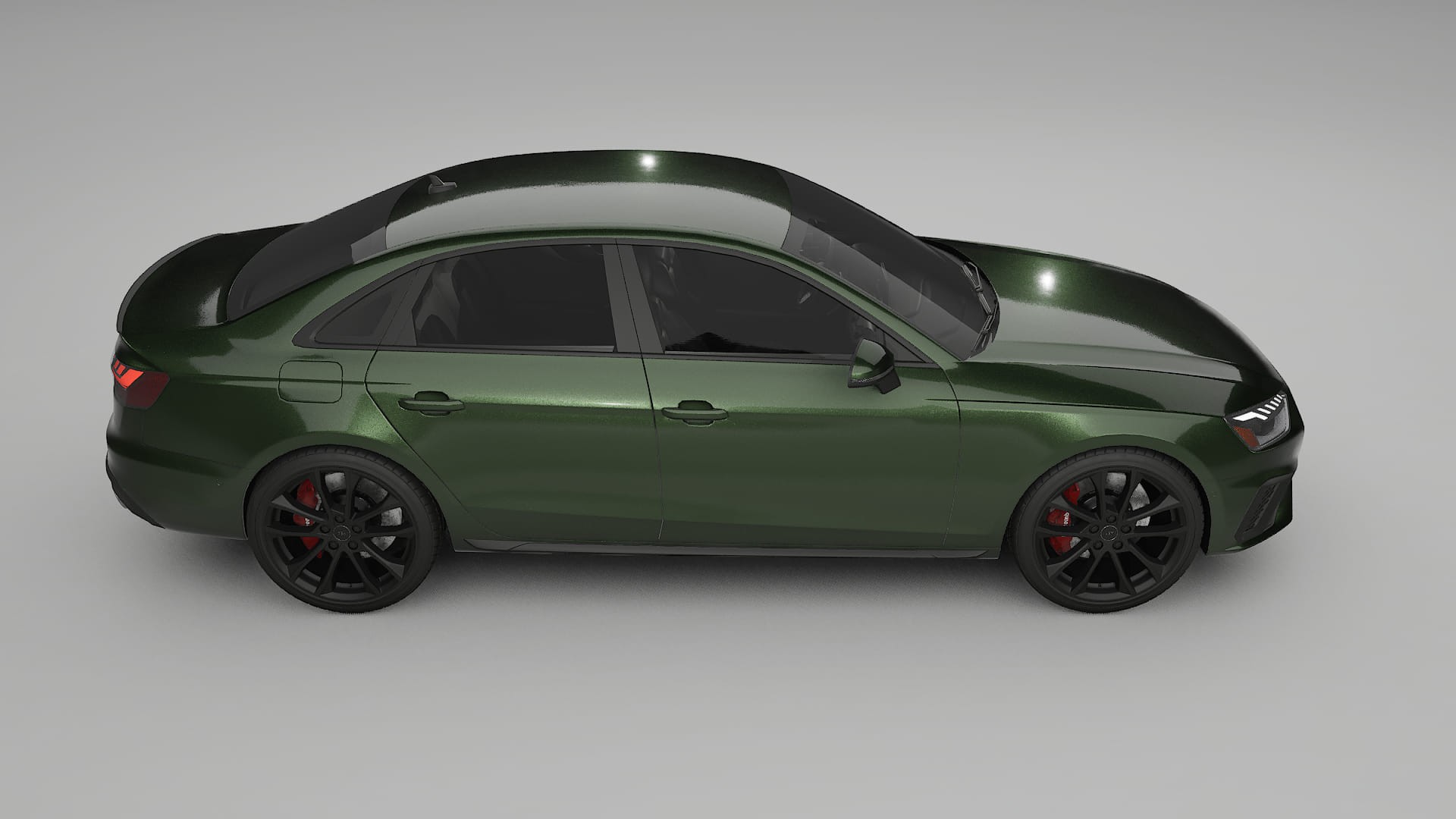Audi S4 Sedan B9 facelift LCI TPU Lakbeschermingsfolie | LAGOON Kleurveranderende PPF – Volledig Voorgesneden Kit
