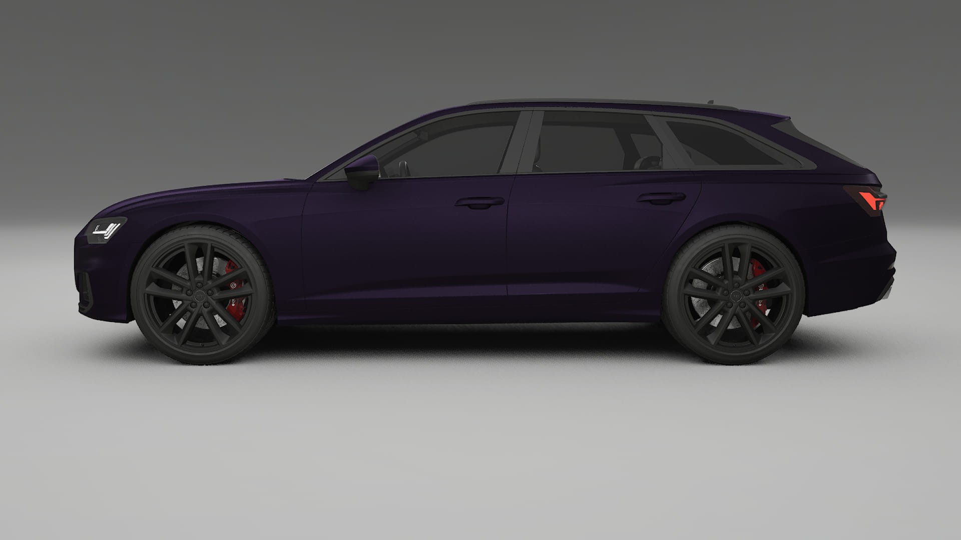 Audi S6 Avant prefacelift pre LCI C8 TPU Lakbeschermingsfolie | VIOLET Kleurveranderende PPF – Volledig Voorgesneden Kit