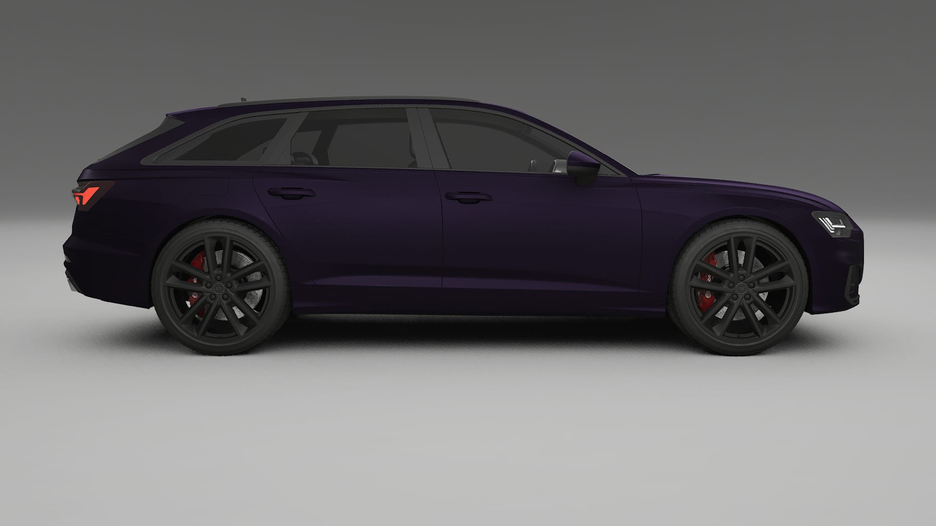 Audi S6 Avant prefacelift pre LCI C8 TPU Lakbeschermingsfolie | VIOLET Kleurveranderende PPF – Volledig Voorgesneden Kit
