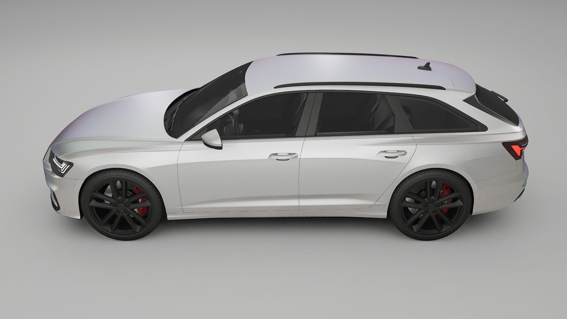 Audi S6 Avant prefacelift pre LCI C8 TPU Lakbeschermingsfolie | NEBULA Kleurveranderende PPF – Volledig Voorgesneden Kit