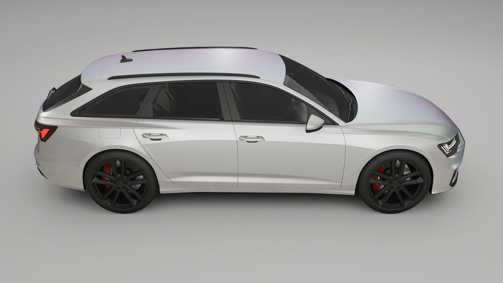 Audi S6 Avant prefacelift pre LCI C8 TPU Lakbeschermingsfolie | NEBULA Kleurveranderende PPF – Volledig Voorgesneden Kit