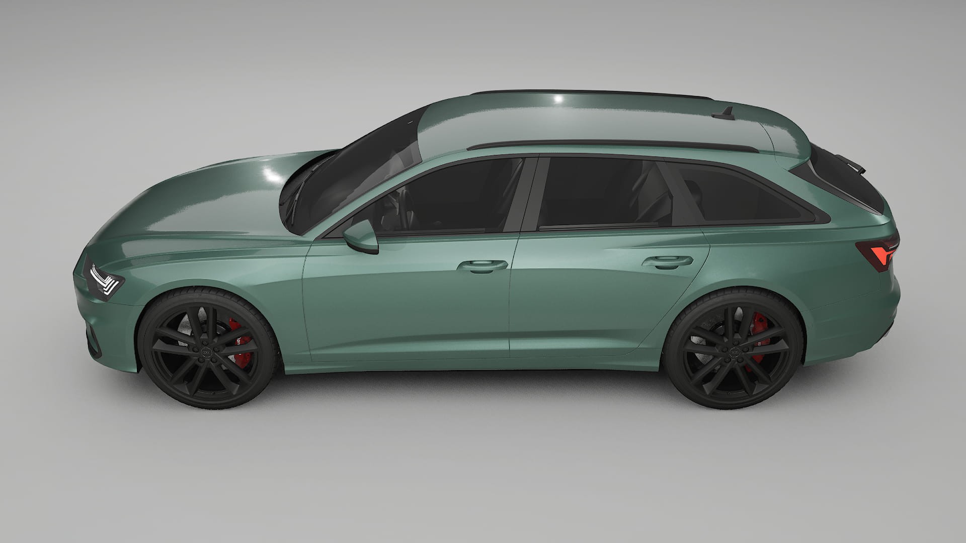 Audi S6 Avant prefacelift pre LCI C8 TPU Lakbeschermingsfolie | EVERGREEN Kleurveranderende PPF – Volledig Voorgesneden Kit