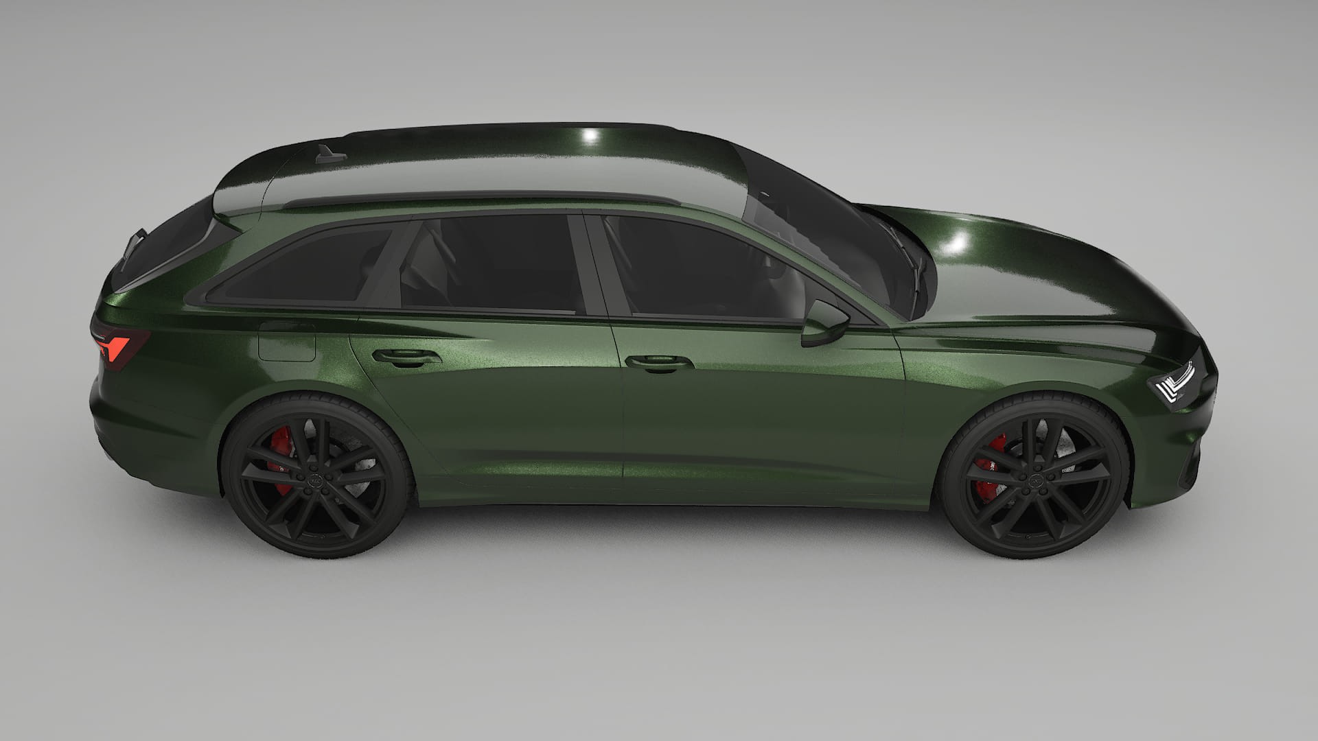 Audi S6 Avant prefacelift pre LCI C8 TPU Lakbeschermingsfolie | LAGOON Kleurveranderende PPF – Volledig Voorgesneden Kit