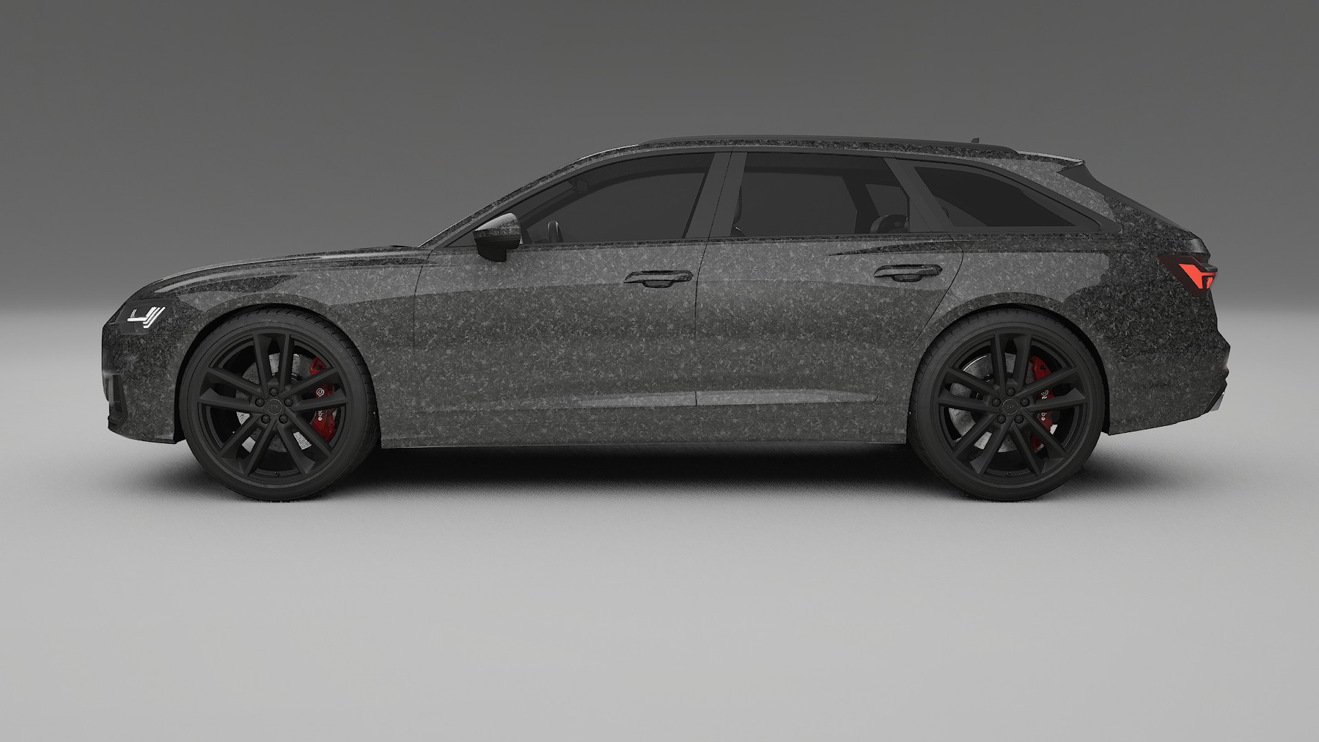 Audi S6 Avant prefacelift pre LCI C8 TPU Lakbeschermingsfolie | FORGED S Kleurveranderende PPF – Volledig Voorgesneden Kit