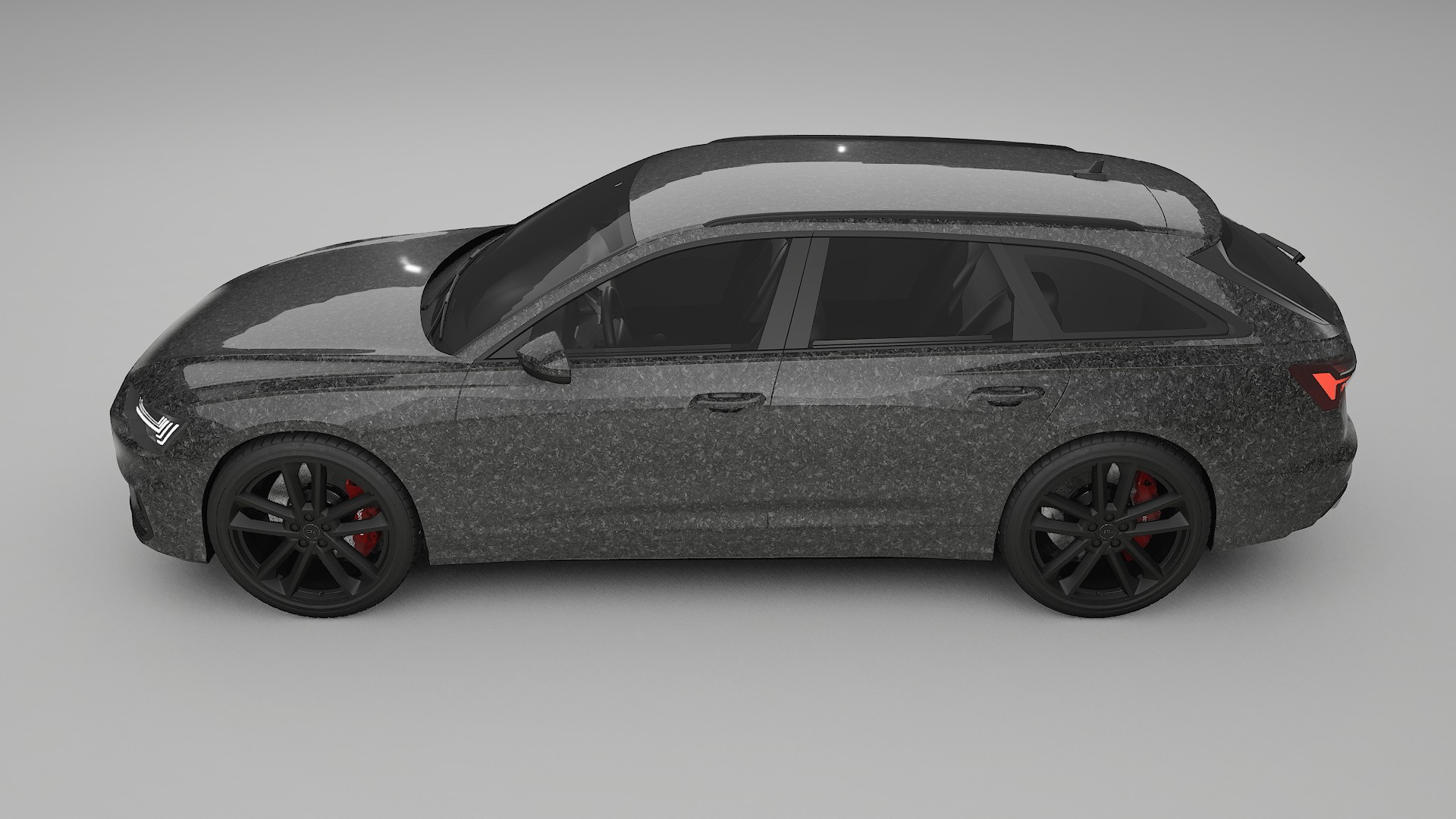 Audi S6 Avant prefacelift pre LCI C8 TPU Lakbeschermingsfolie | FORGED S Kleurveranderende PPF – Volledig Voorgesneden Kit