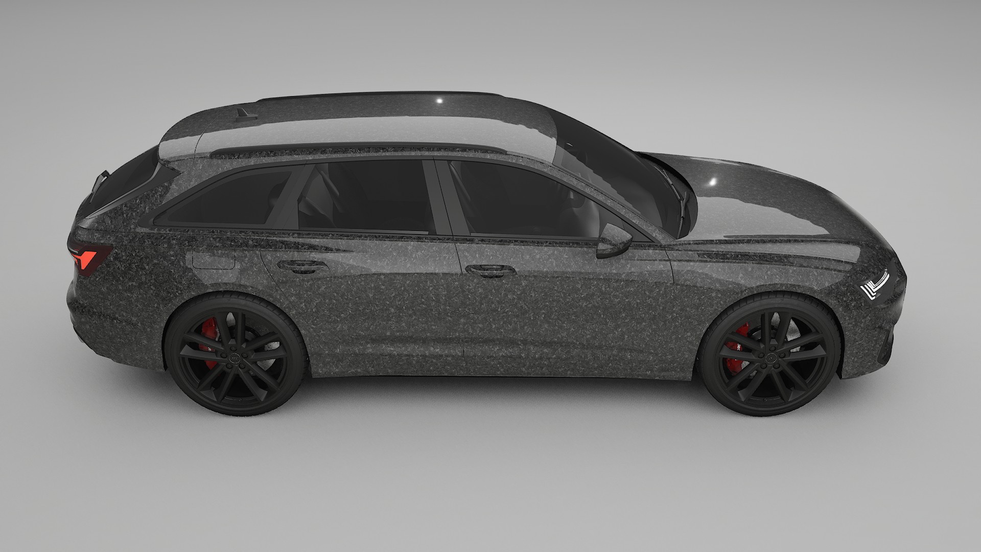 Audi S6 Avant prefacelift pre LCI C8 TPU Lakbeschermingsfolie | FORGED S Kleurveranderende PPF – Volledig Voorgesneden Kit