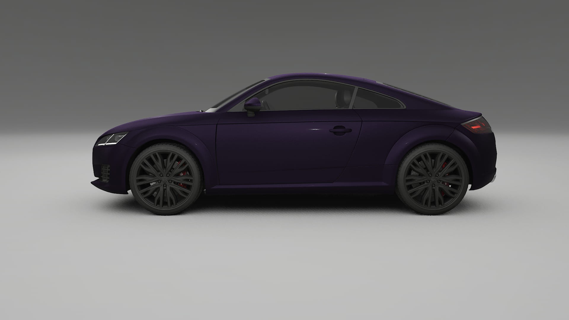 Audi TT Coupe 8S prefacelift pre LCI TPU Lakbeschermingsfolie | VIOLET Kleurveranderende PPF – Volledig Voorgesneden Kit