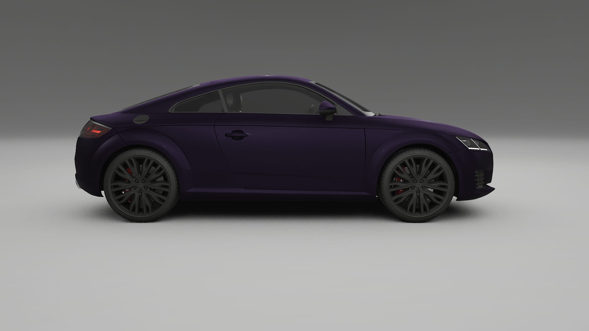 Audi TT Coupe 8S prefacelift pre LCI TPU Lakbeschermingsfolie | VIOLET Kleurveranderende PPF – Volledig Voorgesneden Kit