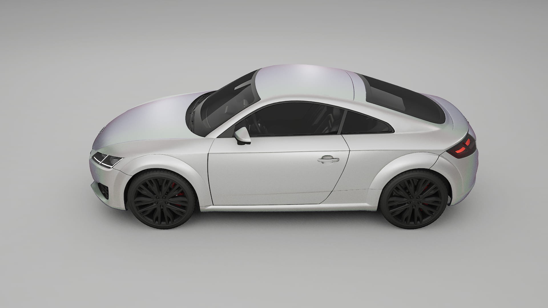 Audi TT Coupe 8S prefacelift pre LCI TPU Lakbeschermingsfolie | NEBULA Kleurveranderende PPF – Volledig Voorgesneden Kit