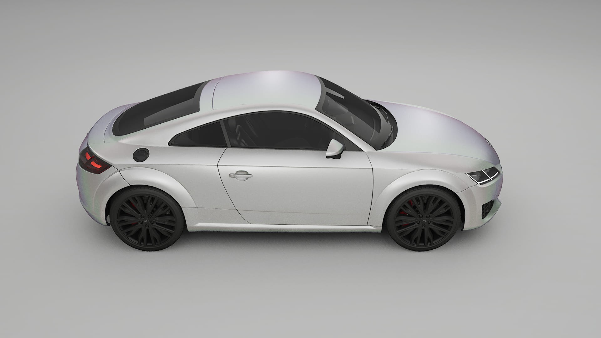 Audi TT Coupe 8S prefacelift pre LCI TPU Lakbeschermingsfolie | NEBULA Kleurveranderende PPF – Volledig Voorgesneden Kit