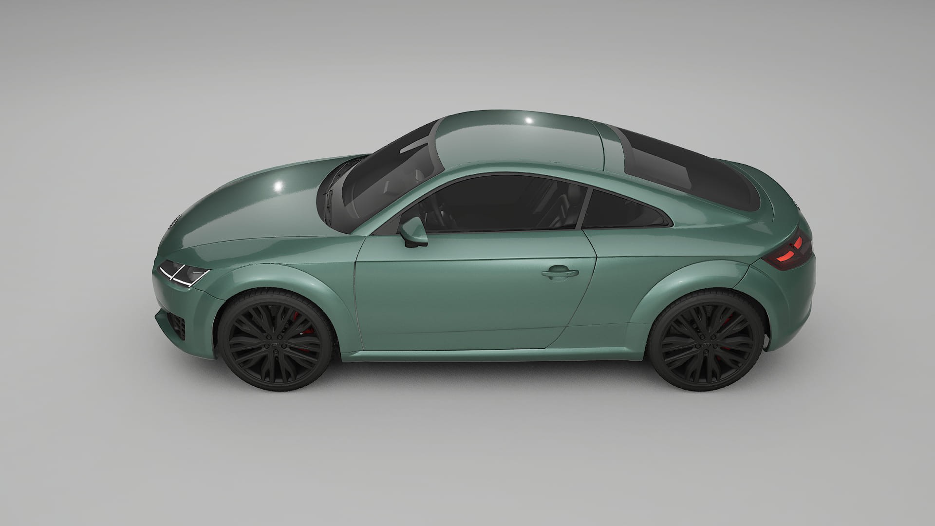 Audi TT Coupe 8S prefacelift pre LCI TPU Lakbeschermingsfolie | EVERGREEN Kleurveranderende PPF – Volledig Voorgesneden Kit