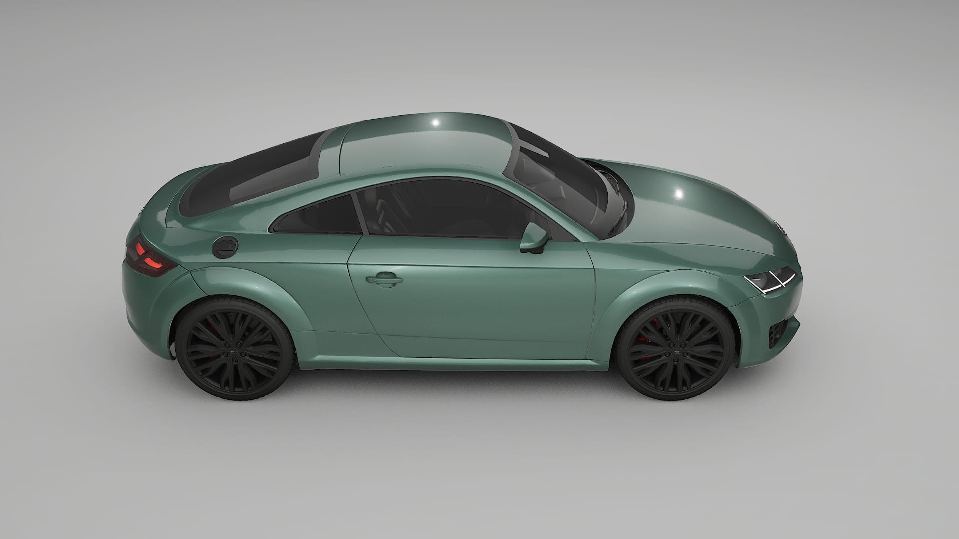 Audi TT Coupe 8S prefacelift pre LCI TPU Lakbeschermingsfolie | EVERGREEN Kleurveranderende PPF – Volledig Voorgesneden Kit