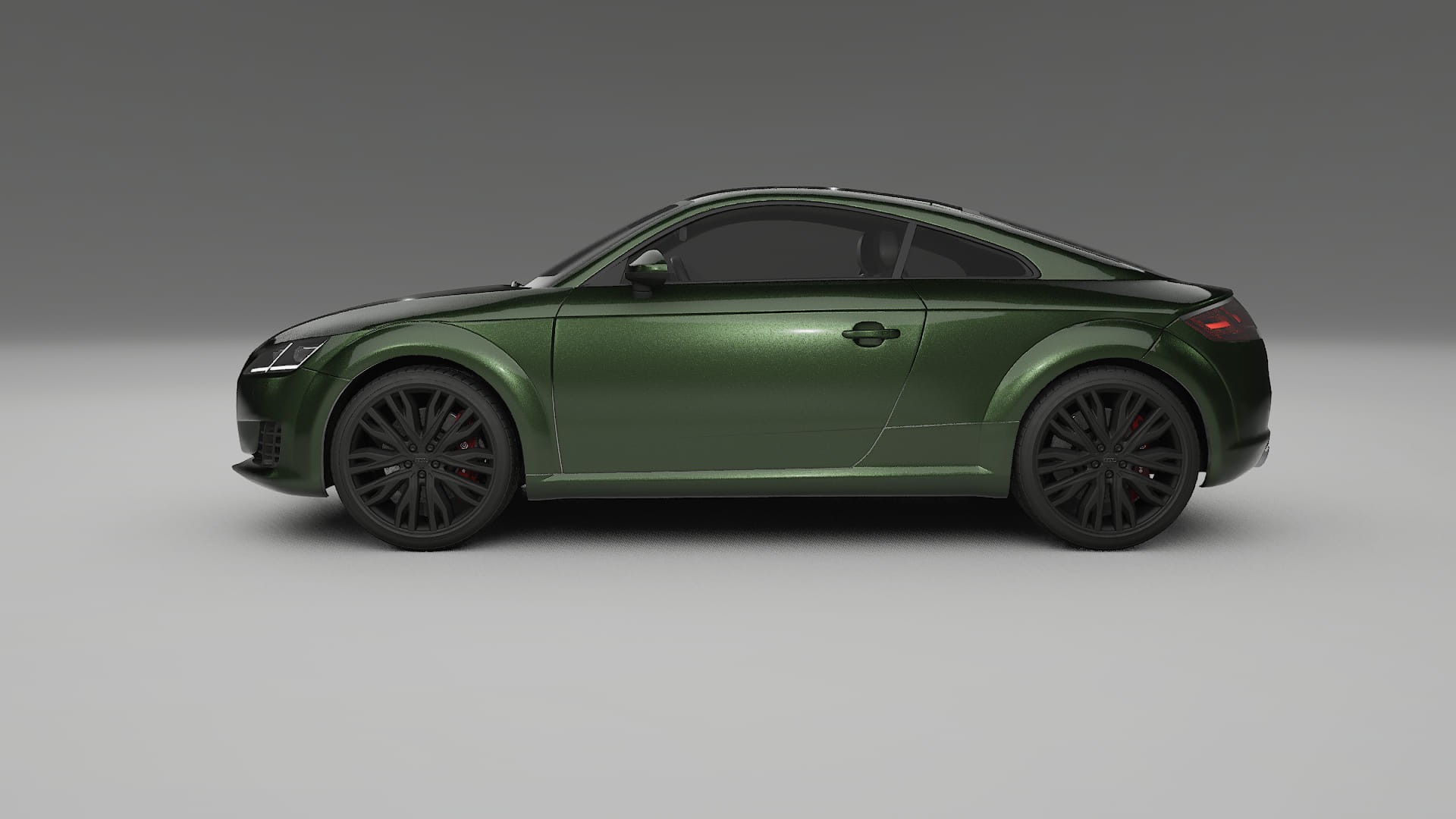 Audi TT Coupe 8S prefacelift pre LCI TPU Lakbeschermingsfolie | LAGOON Kleurveranderende PPF – Volledig Voorgesneden Kit