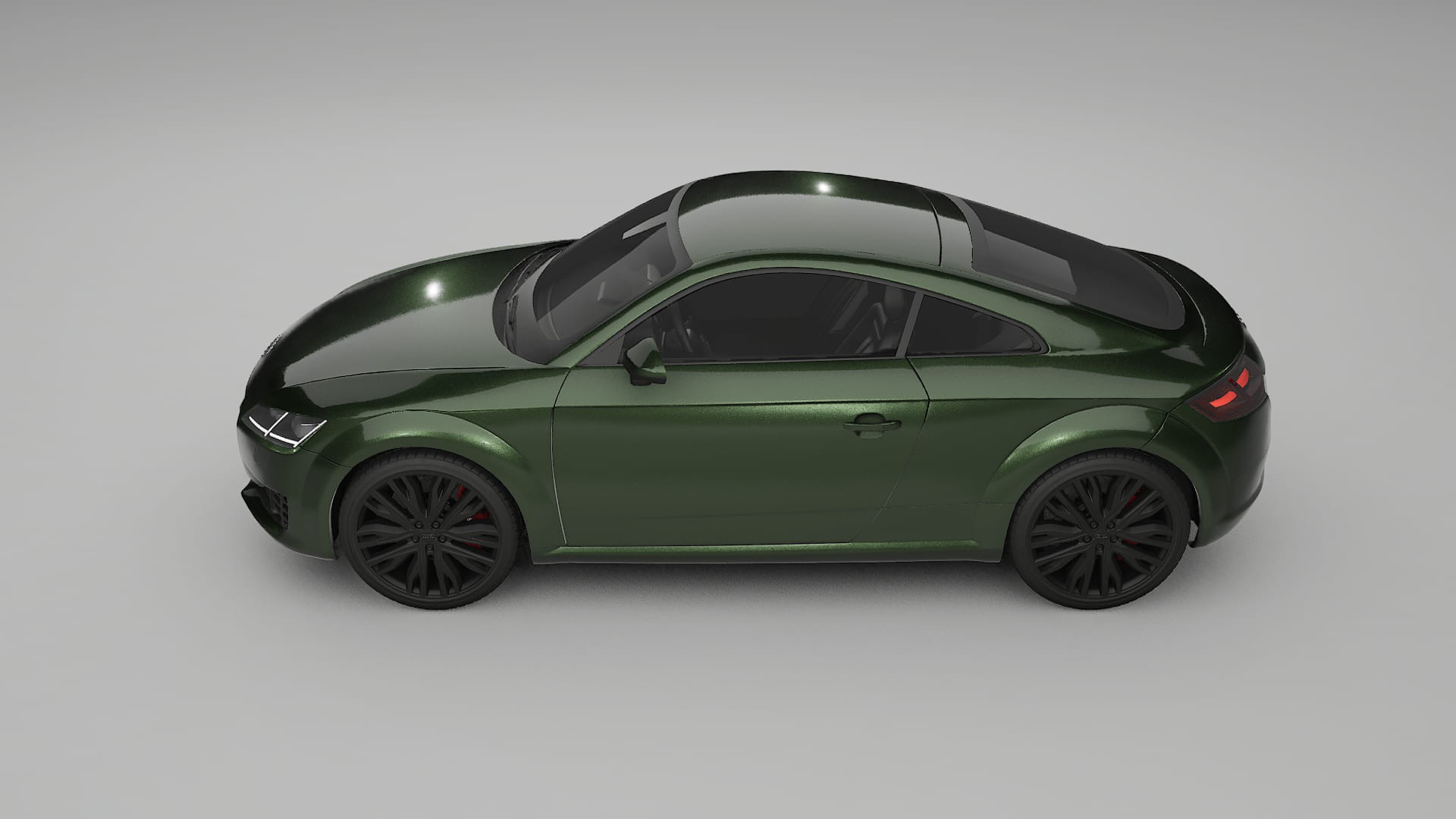 Audi TT Coupe 8S prefacelift pre LCI TPU Lakbeschermingsfolie | LAGOON Kleurveranderende PPF – Volledig Voorgesneden Kit