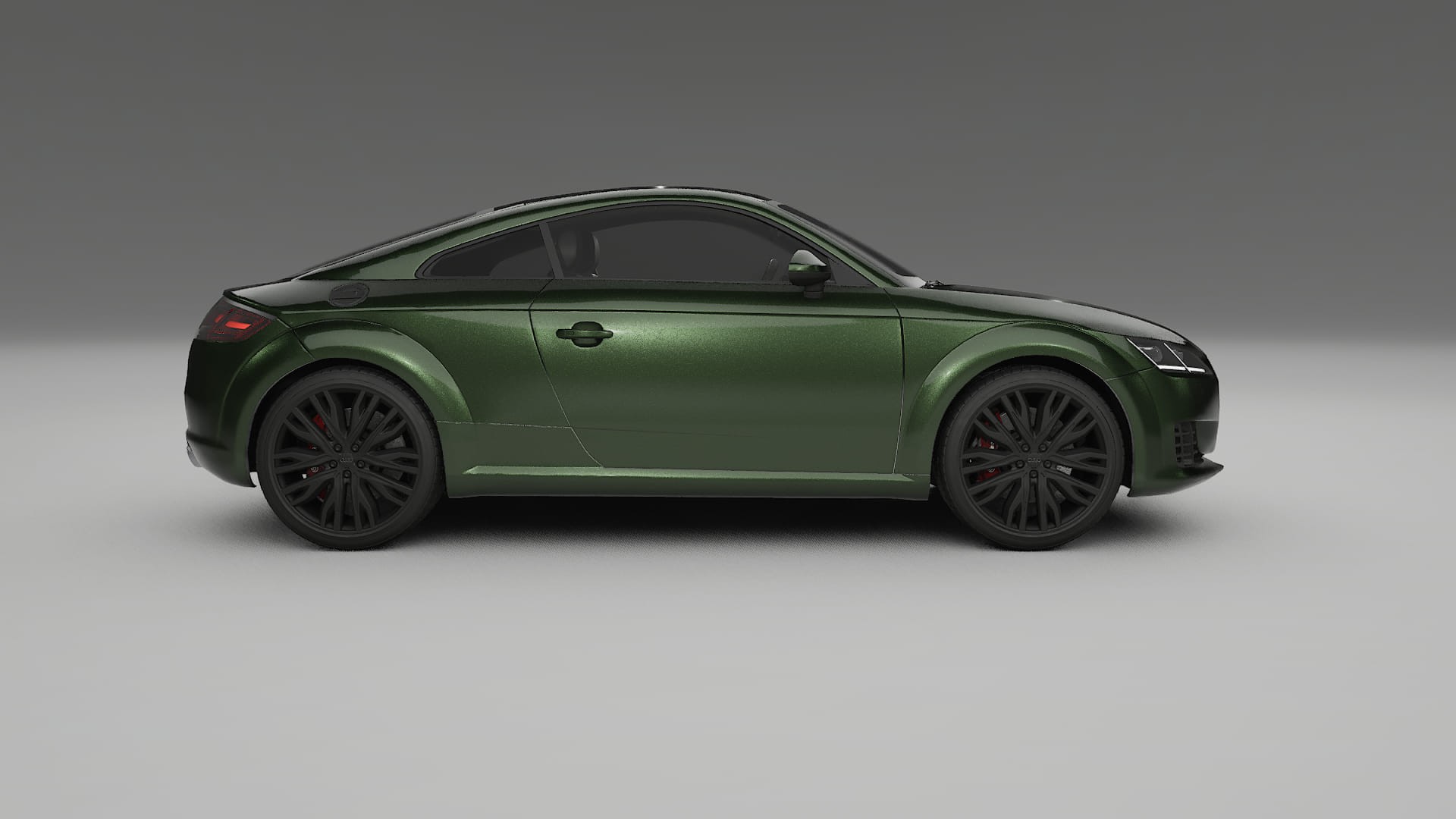 Audi TT Coupe 8S prefacelift pre LCI TPU Lakbeschermingsfolie | LAGOON Kleurveranderende PPF – Volledig Voorgesneden Kit