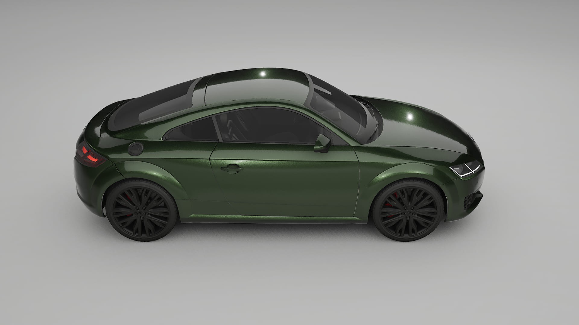 Audi TT Coupe 8S prefacelift pre LCI TPU Lakbeschermingsfolie | LAGOON Kleurveranderende PPF – Volledig Voorgesneden Kit