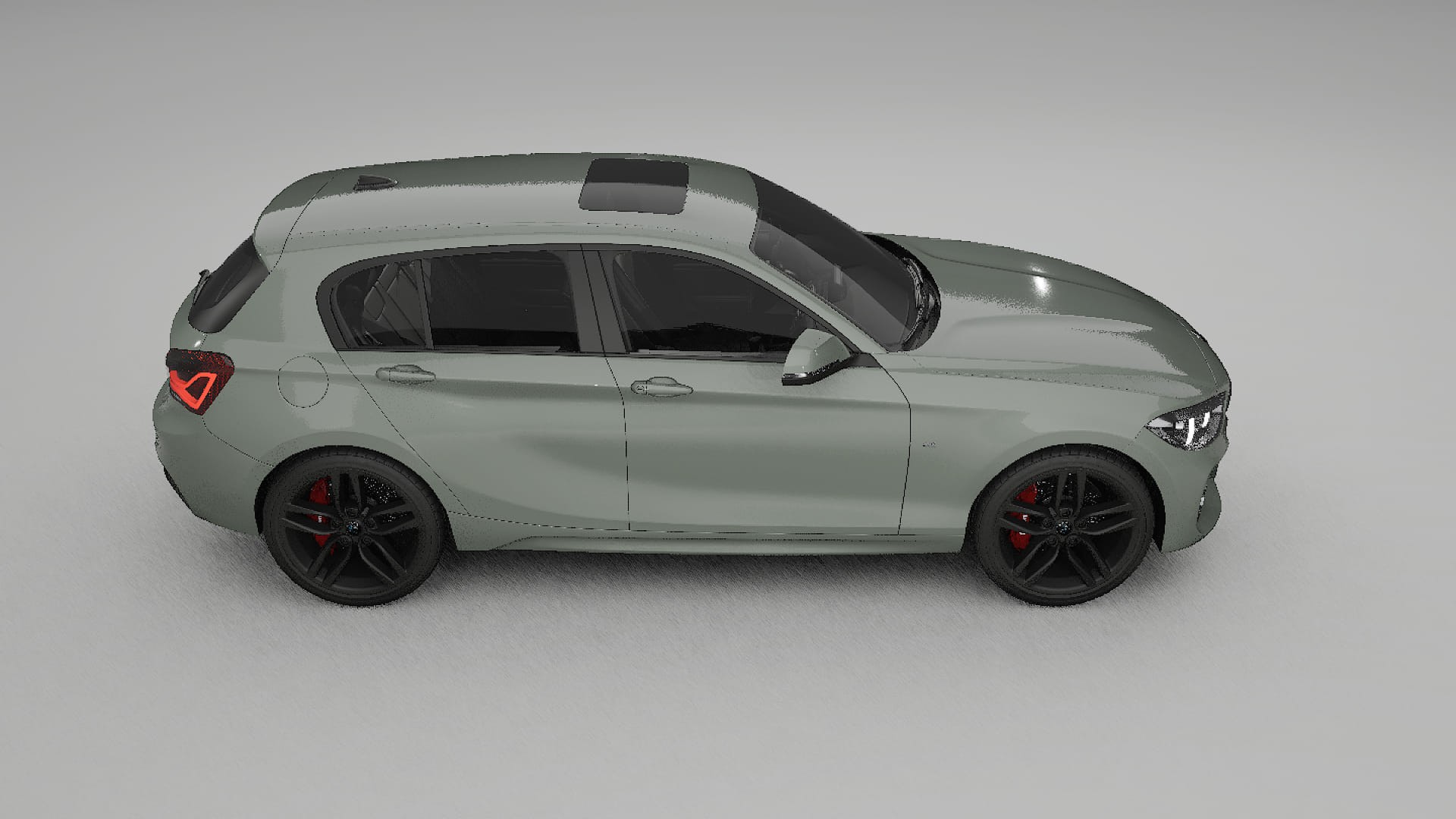 BMW 1 F20 facelift LCI TPU Lakbeschermingsfolie | SLATE Kleurveranderende PPF – Volledig Voorgesneden Kit