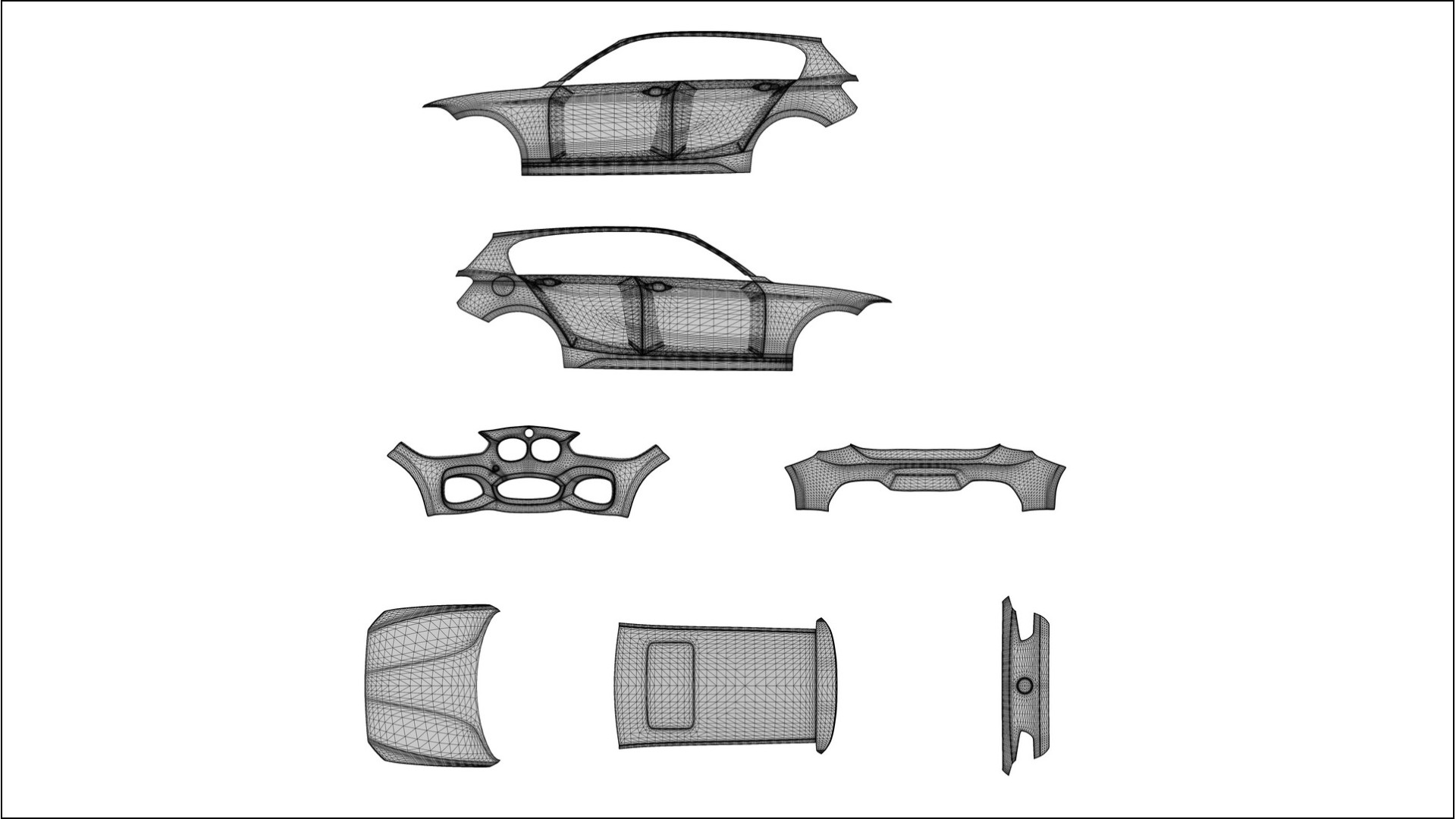 BMW 1 F20 facelift LCI TPU Lakbeschermingsfolie | VIOLET Kleurveranderende PPF – Volledig Voorgesneden Kit 2