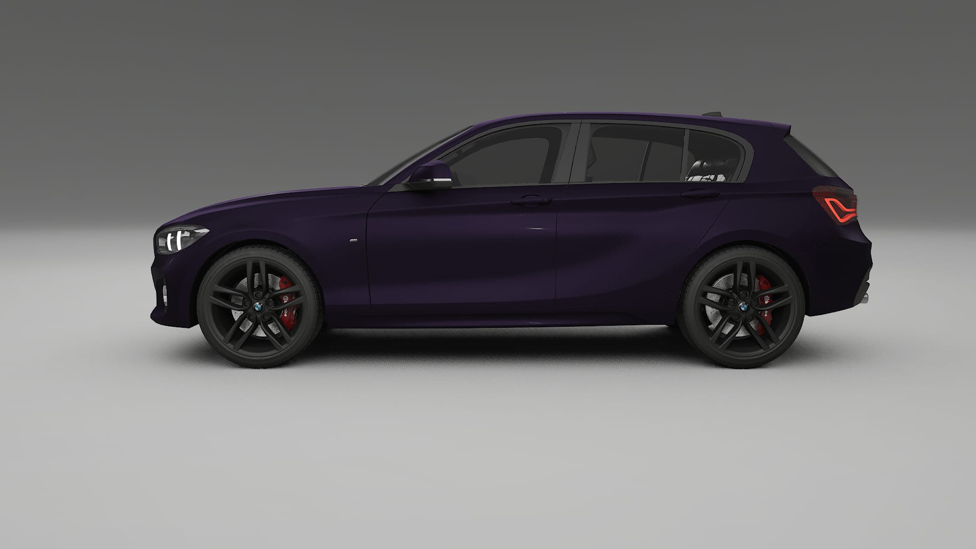 BMW 1 F20 facelift LCI TPU Lakbeschermingsfolie | VIOLET Kleurveranderende PPF – Volledig Voorgesneden Kit