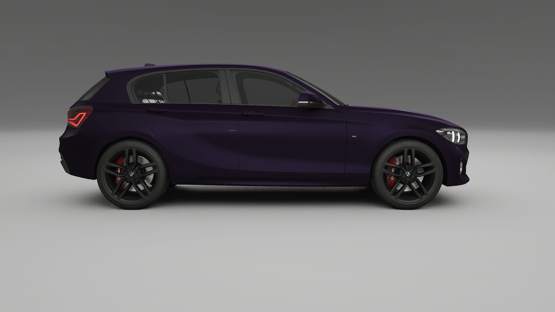 BMW 1 F20 facelift LCI TPU Lakbeschermingsfolie | VIOLET Kleurveranderende PPF – Volledig Voorgesneden Kit